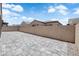 This backyard showcases pavers and a block wall for privacy at 851 Klamath Springs St, Henderson, NV 89011