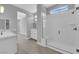 Spacious bathroom with glass shower, dual vanities, and modern fixtures, offering a luxurious feel at 851 Klamath Springs St, Henderson, NV 89011
