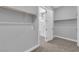 Organized walk-in closet showing shelving and rods, maximizing space and accessibility at 851 Klamath Springs St, Henderson, NV 89011