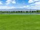 Community pond with lush green lawns and mountain views, ideal for outdoor activities at 851 Klamath Springs St, Henderson, NV 89011