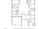 Detailed floor plan showcasing the layout of the home, including bedrooms, bathrooms, and living spaces at 9972 Terrastone Dr, Las Vegas, NV 89148