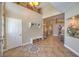 Spacious foyer with high ceilings, tile flooring, and elegant decor at 1145 Glacier Park Ct, Henderson, NV 89052