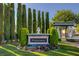 Elegant community entrance featuring manicured landscaping and a decorative monument sign at 1246 Diamond Valley St, Henderson, NV 89052