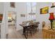 Bright dining area with a large table, rustic chandelier, and expansive windows offering lots of light at 1246 Diamond Valley St, Henderson, NV 89052