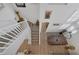 Entryway with staircase and dining area featuring a wooden table at 1246 Diamond Valley St, Henderson, NV 89052