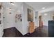 Inviting entryway featuring stylish dark floors, neutral walls, and tasteful decor at 2150 Maple Heights Ct, Henderson, NV 89052