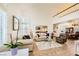 Bright and spacious living room with high ceilings and ample seating at 333 Abbington St, Henderson, NV 89074