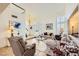 Bright and spacious living room with high ceilings and ample seating at 333 Abbington St, Henderson, NV 89074