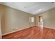Bright living room with wood floors and natural light at 3609 Blue Pimpernel Ave, North Las Vegas, NV 89081