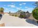 Large concrete backyard with block wall, offering privacy and space for outdoor activities at 4116 Villa Flora St, Las Vegas, NV 89130