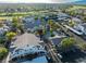 An aerial view of the condo community including a pool, covered parking, lush landscaping, and well-maintained buildings at 5655 E Sahara Ave # 1053, Las Vegas, NV 89142
