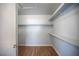 Walk-in closet features laminate floors and plenty of shelving and hanging space at 6524 Rain Forest Dr, Las Vegas, NV 89108