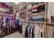 Expansive walk-in closet with extensive shelving and hanging space at 68 Vista Del Mar St, Henderson, NV 89012