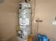 This water heater features modern hardware at 6922 Majestic Palm Dr, Las Vegas, NV 89122