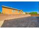 Backyard of home, perfect for landscaping at 9722 Rocket Grove Ct, Las Vegas, NV 89178
