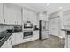 Well-equipped kitchen with stainless steel appliances and sleek white cabinetry at 10325 Sweet Fennel Dr, Las Vegas, NV 89135