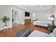 Large main bedroom with hardwood flooring at 10325 Sweet Fennel Dr, Las Vegas, NV 89135