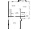 Detailed floor plan of the ground floor layout, including kitchen, living room, and garage dimensions at 10918 Avenzano St, Las Vegas, NV 89141