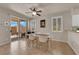 An open dining area off the kitchen provides an ideal setting for gatherings and meals at 11139 Zarod Rd, Las Vegas, NV 89135