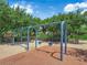 Enjoy a swing on this community playground structure with blue safety swings and a safety base at 11139 Zarod Rd, Las Vegas, NV 89135