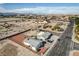 This is an aerial view of the property, which has mountain views at 1608 June Ave, North Las Vegas, NV 89032