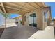 Spacious backyard patio, perfect for outdoor entertaining, with a covered area at 201 Crown Imperial St, Henderson, NV 89074