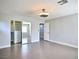 Bedroom with neutral paint, modern floors, and closet with sliding doors at 248 Crystal Rose Ct, Las Vegas, NV 89106