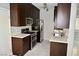 Updated kitchen with stainless steel appliances, including double oven, modern countertops, and ample cabinet space at 248 Crystal Rose Ct, Las Vegas, NV 89106