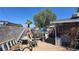 Backyard scene showing the clutter at 2965 Palma Vista Cir, Las Vegas, NV 89169
