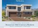 Modern two-story home boasts a stylish design with a two-car garage and desert landscaping at 4846 Shady Ridge Dr, Las Vegas, NV 89135