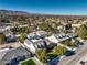 Residential neighborhood with lush landscaping and mountain views at 5110 N Valadez St, Las Vegas, NV 89149