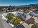 Aerial view of a home showcasing its expansive lot, mature trees, and desirable neighborhood at 5110 N Valadez St, Las Vegas, NV 89149