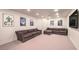 Cozy living room with comfortable seating and entertainment space at 5110 N Valadez St, Las Vegas, NV 89149
