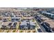 Aerial view of a new construction neighborhood with modern homes and desert landscaping at 527 Clearsable Ave, Henderson, NV 89044