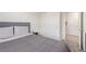 Modern bedroom featuring double door closet and neutral decor at 527 Clearsable Ave, Henderson, NV 89044