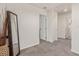 Spacious hallway area with carpet flooring and neutral paint at 527 Clearsable Ave, Henderson, NV 89044