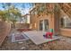 Backyard with patio area perfect for grilling and outdoor enjoyment at 5308 Carlsbad Heights St, North Las Vegas, NV 89081