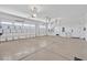 Spacious garage with high ceilings and plenty of room for vehicles and storage at 6208 W Rome Blvd, Las Vegas, NV 89131