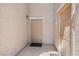 Close-up of front entrance with two doors and a welcoming, well-lit entryway at 6635 Caporetto Ln # 204, North Las Vegas, NV 89084