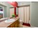 Clean bathroom features an extended vanity with plenty of countertop space at 7255 W Sunset Rd # 2030, Las Vegas, NV 89113