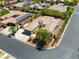 Charming single-story home featuring a tile roof, well-maintained landscaping, and a private gated area at 7286 Mount Kearsarge St, Las Vegas, NV 89131