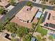 A single-story home with RV parking, desert landscaping, and mature trees sits in a well-kept community at 7286 Mount Kearsarge St, Las Vegas, NV 89131