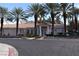 Well-maintained community clubhouse with ample parking and desert landscaping at 7450 S Eastern Ave # 1012, Las Vegas, NV 89123