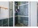 Modern shower featuring sleek fixtures and tiled walls at 816 Sandsprings St, Henderson, NV 89011