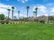 Community park with playground, grass area and palm trees at 9957 Fine Fern St, Las Vegas, NV 89183