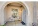 Cozy patio with seating area and security screen door at 9975 Peace Way # 1024, Las Vegas, NV 89147