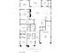 Detailed floor plan featuring an open layout, primary bedroom, and a three car garage at 10863 Vista Altura Ave, Las Vegas, NV 89135