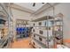 Spacious pantry featuring extensive metal shelving, ideal for organized food storage at 1316 Borderwood Ln, North Las Vegas, NV 89031