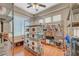 Well-organized pantry with ample metal shelving for storing food and household items at 1316 Borderwood Ln, North Las Vegas, NV 89031