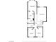 Upstairs floor plan featuring primary bedroom, three bathrooms, and two bedrooms at 1711 Ember Glow Cir, Las Vegas, NV 89119